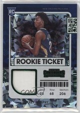 2021-22 Panini Contenders Rookie Ticket Swatches Green Ice Trey Murphy III h3a