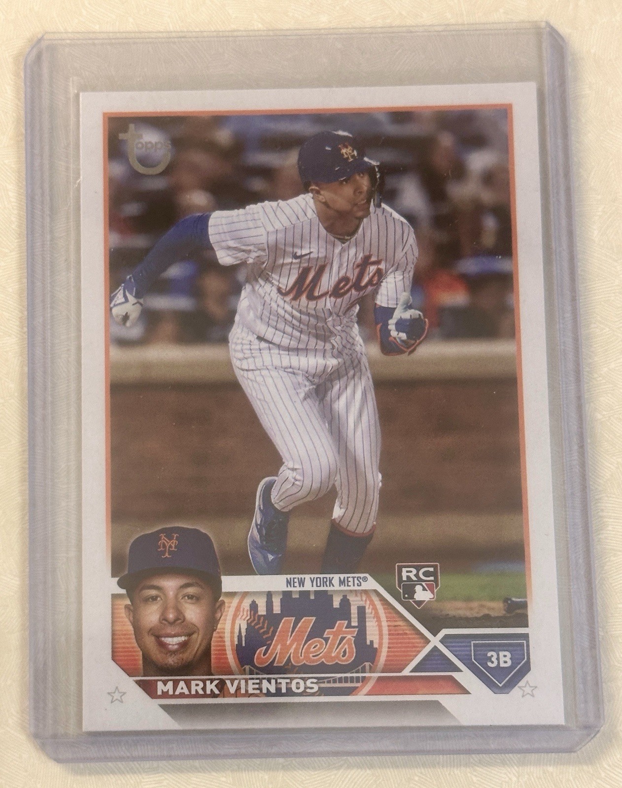 Mark Vientos Rookie Vintage Stock /99 2023 Topps Series 2 - #550 METS SSP ROOKIE