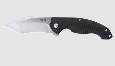 RUIKE P851 Folding Knife 3.5'' Satin Finish 14C28N Sandvik Steel Blade G10 Handle