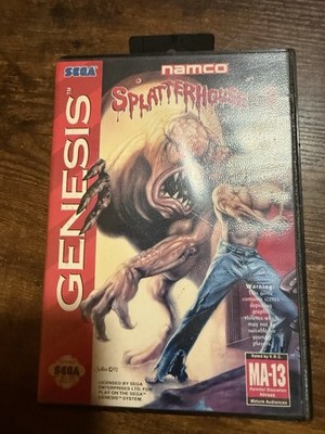 Splatterhouse 3 (Sega Genesis, 1993) Box, Copied Manuel, Clean Game-Authentic