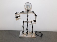 VTG Robot Desk Lamp Posable Steampunk   Chrom...