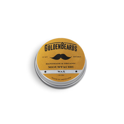 Golden Beards Mustache Wax   Organic & Natural Medium Hold Styling Wax for Men,