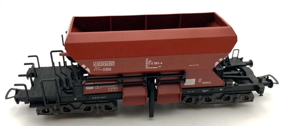 Fleischmann H0 5525 Selbstentladewagen Gleichstrom Achsen Schotterwagen #K255