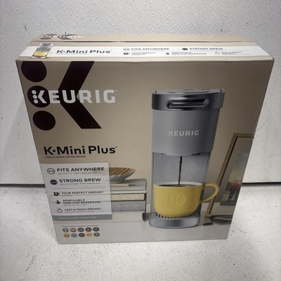 Keurig K-Mini Plus Single Serve K-Cup Pod Coffee Maker   Studio Gray | New #i6