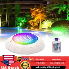 IP68 Waterproof 38W 12v LED Pool Lights Underwater RGB Swimming light Lamp Spa