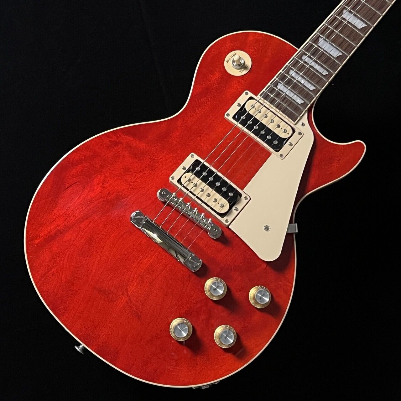 Gibson+Les+Paul+Classic+Electric+Guitar+-+Translucent+Cherry for