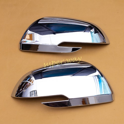 Chrome Car Exterior Side Rearview Mirror Cover Cap Trim For 2020-2022 Kia Seltos - Picture 2 of 6