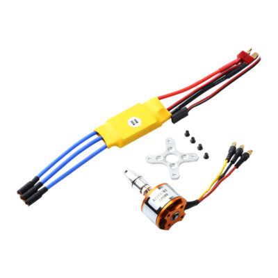 2200KV bürstenloser Motor & 30A ESC Motor Combo für RC Starrflügelhubschrauber