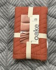 Oake Cotton KING VOILE Sham Terracotta New