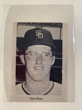Gary Ross San Diego Padres 1971 Grand Slam Baseball Pictorial Panel