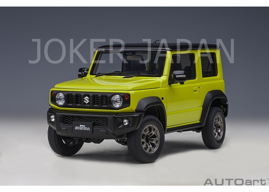 AUTOart Suzuki Jimny Sierra (JB74) (Kinetic Yellow with Black roof