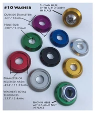 Beauty Washer #10 Aluminum Detailing Finishing Washer