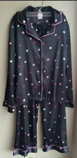 Gilligan's O'Malley Satin Polka Dot Lovely Pajama Set Size Small NWOT