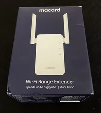Macard - RE1200 - Dual Band Wi-Fi Extender - 1 Gbps Ethernet port - Easy Setup