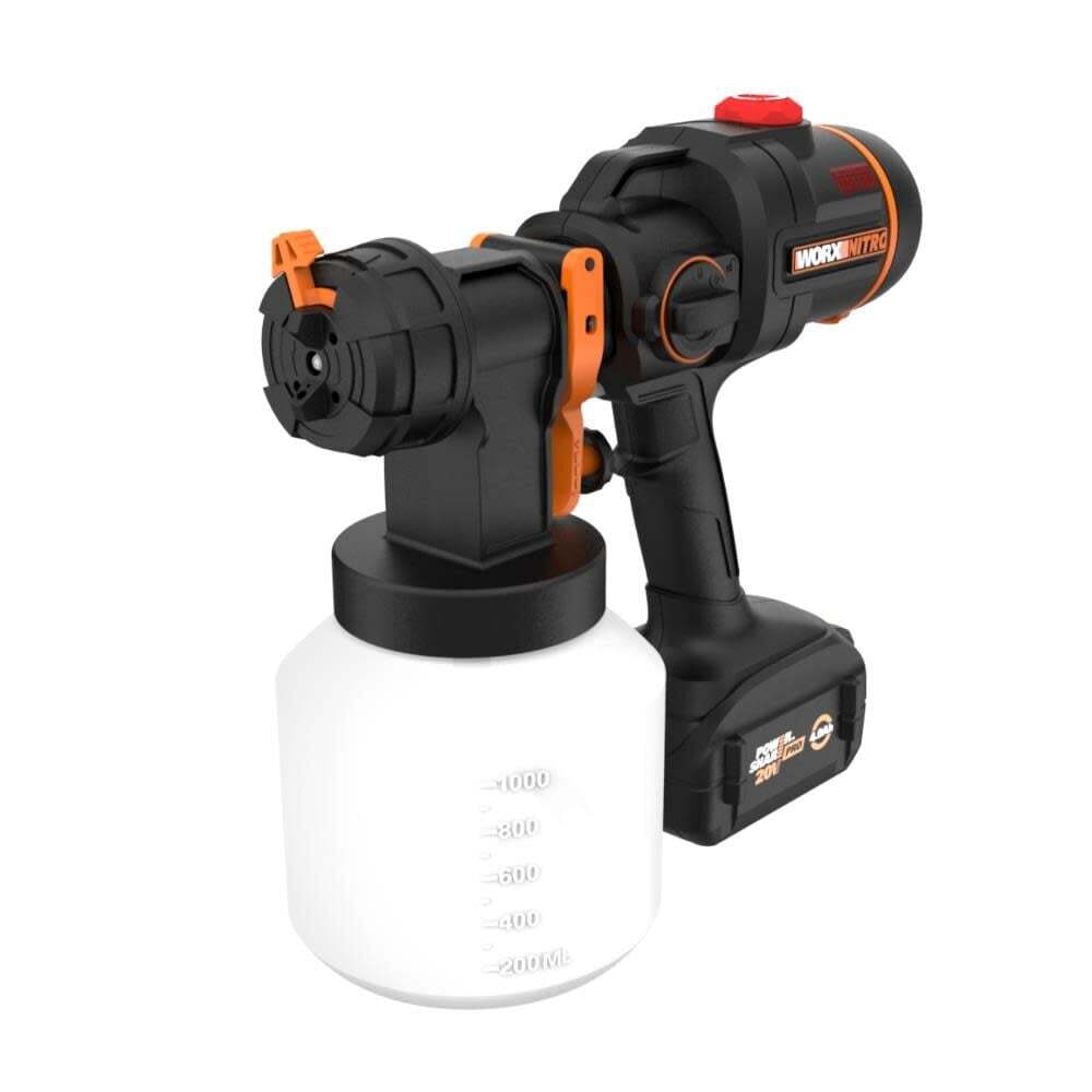 Worx Nitro 20V Cordless Paint Sprayer Kit With Brushless Motor 36690₽