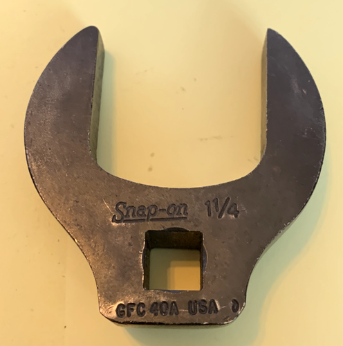 Snap-On Tools Underlined 1-1/4" Crowfoot Wrench Open-End 3/8" Drive SAE GFC40A