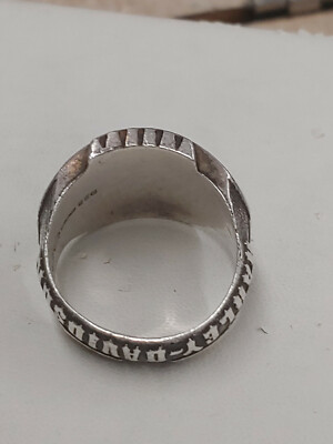 Harley Davidson Flaming Skull Sterling Silver Ring - Size 12.75 | eBay