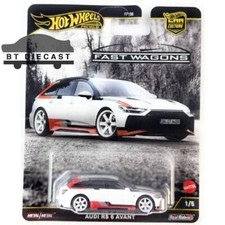 HOT WHEELS CAR CULTURE 2025 FAST WAGONS 1/64 AUDI RS6 AVANT WHITE FPY86-961 J