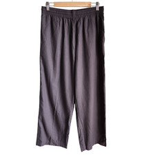 Skims Pants Medium Women's Gray Grey Wide Leg Cotton Modal Blend Soft Lounge