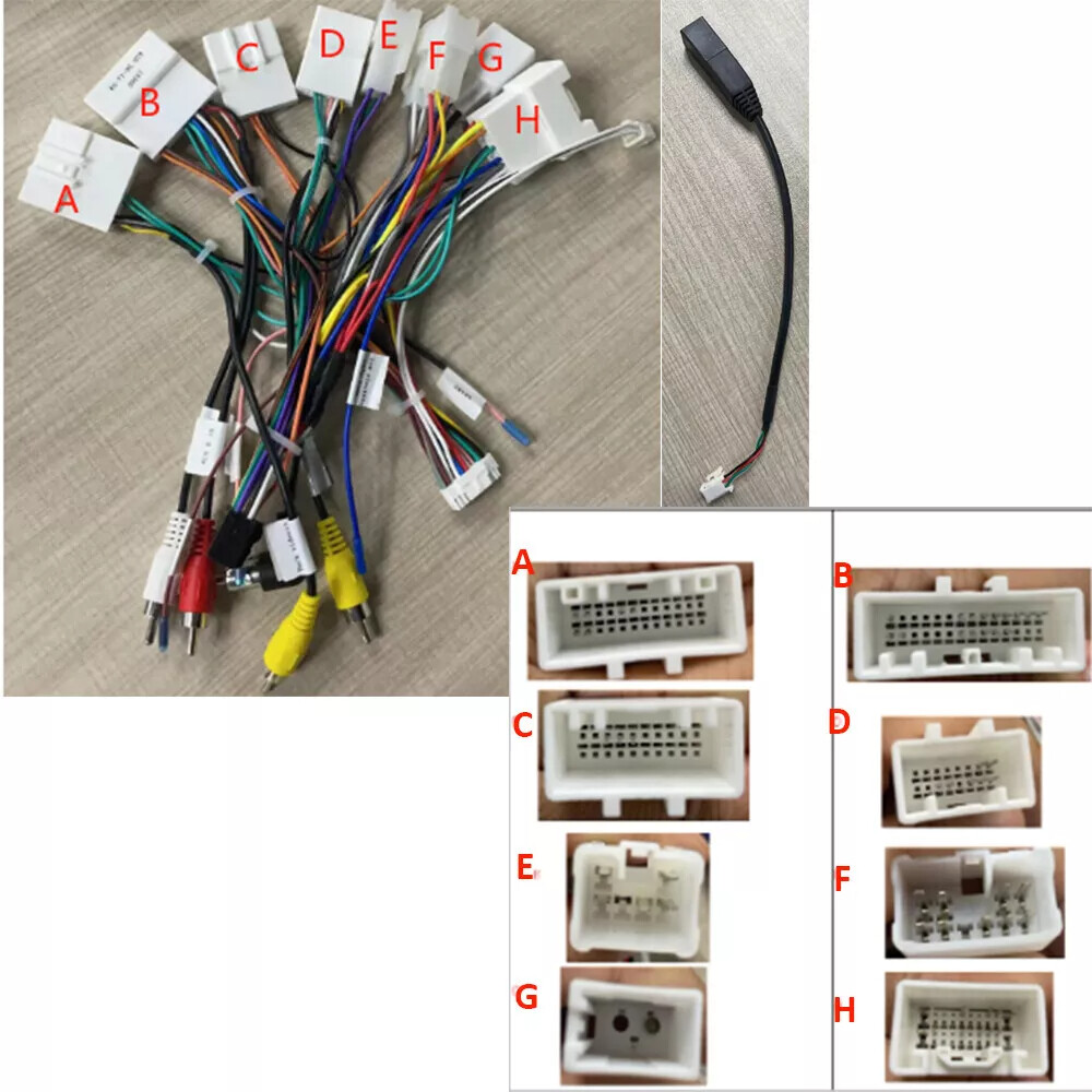 Car Stereo Radio Power Harness Cable Wire Adapter Support JBL AMP For Toyota O - Foto 7