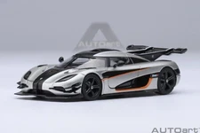 1/64 Koenigsegg One:1 Moon Gray Metallic Diecast Model Car By AUTOart 20042