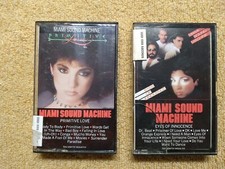 Miami Sound Machine - Primitive Love - Eyes of Innocence- Cassette Tape Lot of 2