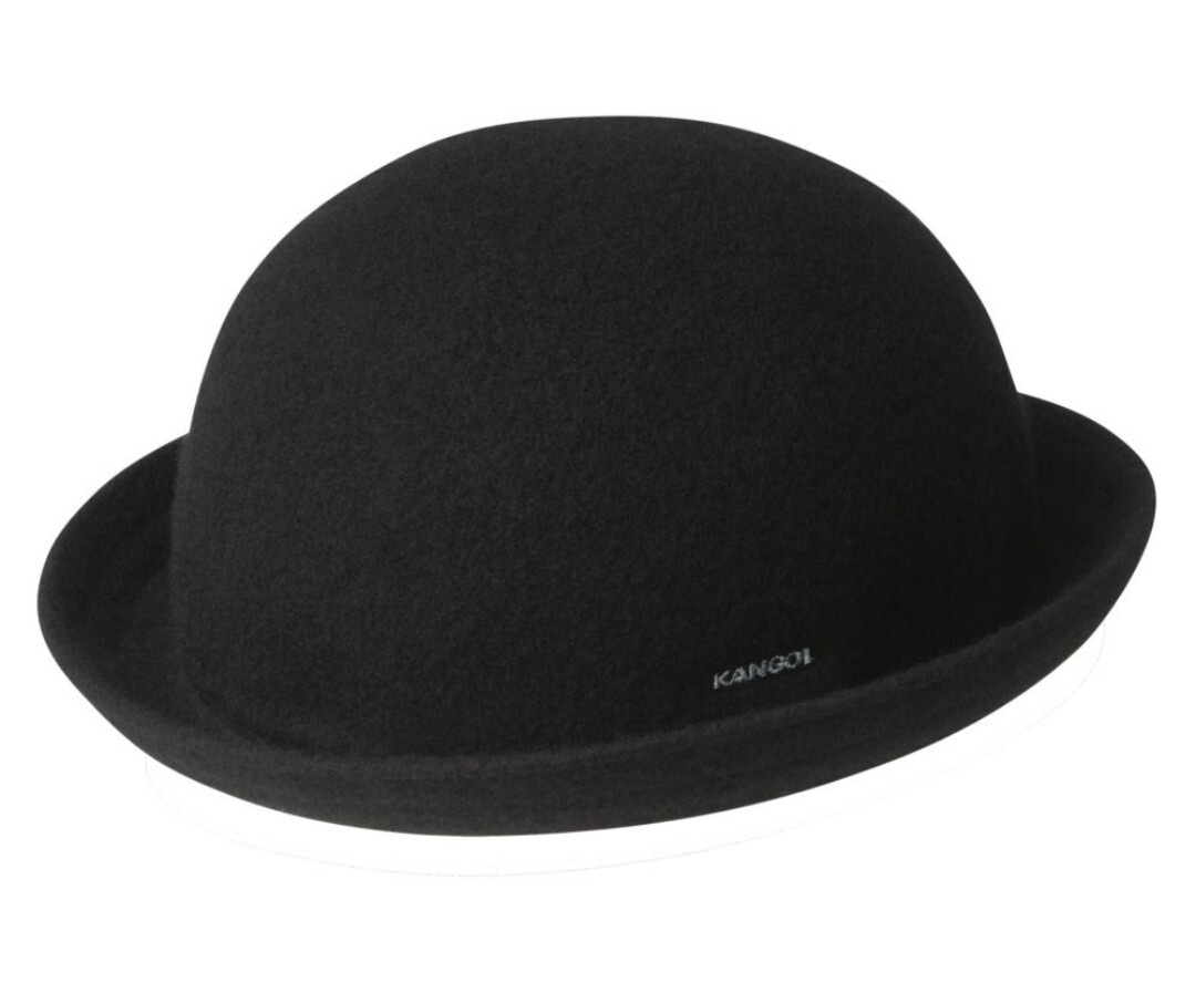 Brand New Kangol Wool Bombin Bowler Black Hat Size Medium Brand New Kangol Wool Bombin Bowler Black Hat Size Medium