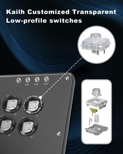 Haute42 Leverless Controller Arcade Stick: Leverless Controller U16 with Kail... - Picture 5 of 9