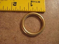 1 " Solid Brass O Rings SCA Pack Of 10