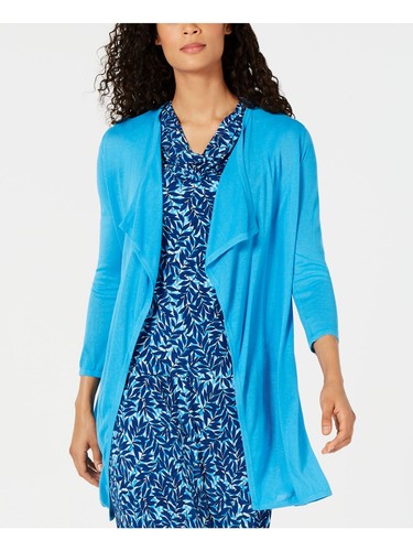 Cardigan Manches Courtes BCBG MAX AZRIA 'LIGHT HEAT' - Laine/Cachemire Gris - Taille S - Neuf Avec Étiquettes