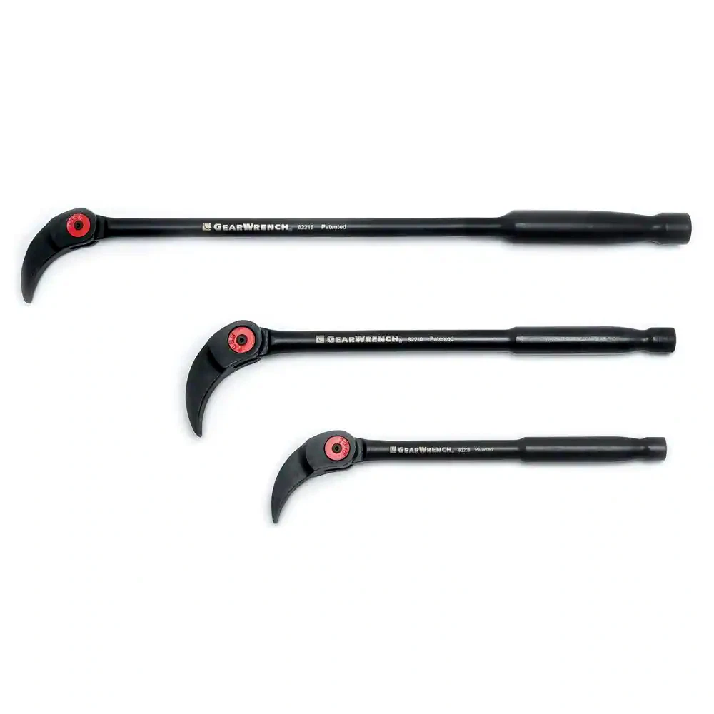 Indexing pry bar set 3 piece