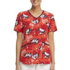 ScrubStar Women's Active V-Neck Nurses/HealthCare/ Medical Scrub Top w/Pockets