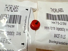 LOT OF 12 THORLABS HKTS-2.5M Hex Key Thumbscrews (2.5 mm, 3x 4 Packs)