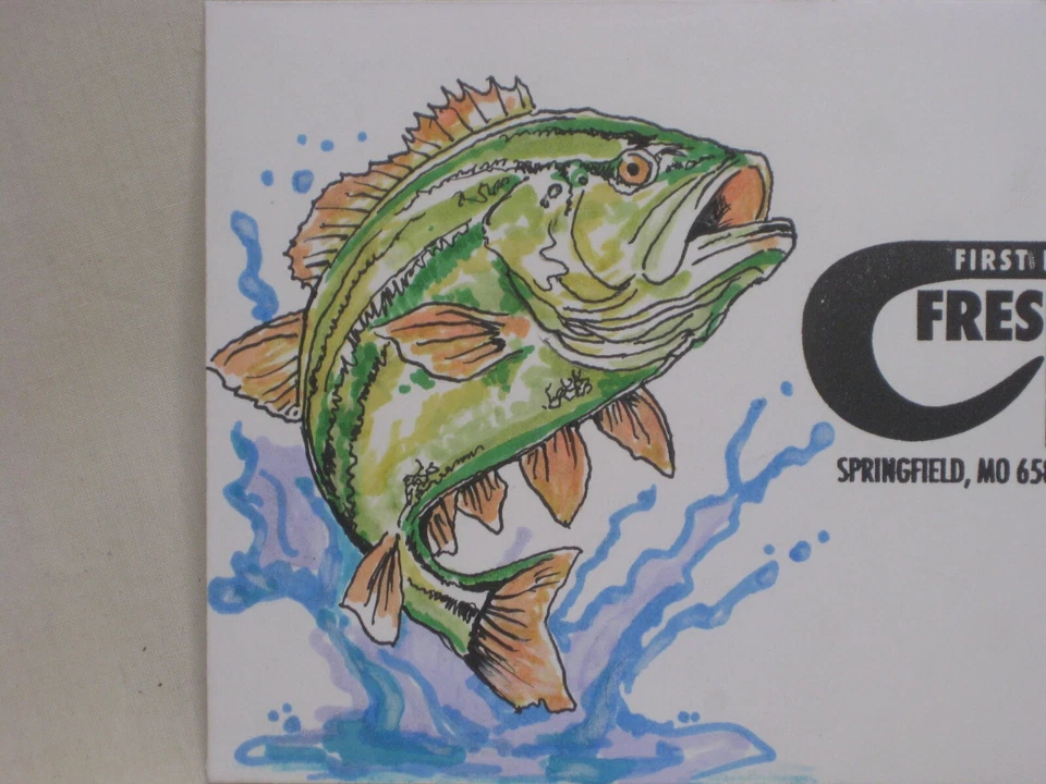 SEÑUELOS DE PESCA DE AGUA DULCE USPS Primer Día Cubierta FDC 2025 Original 1 de 1 Foto 3 de 4