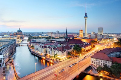 Wandbild: Berlin skyline (45711410)
