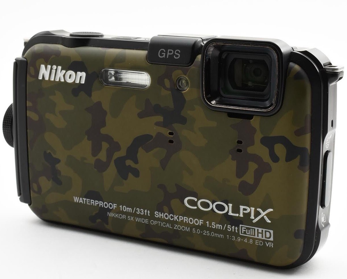 Nikon COOLPIX AW100 Waterproof Digital Camera Camouflage