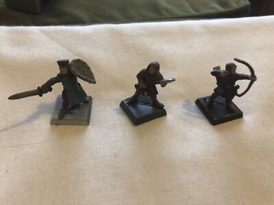 Citadel Games Workshop 1985 Sargent, Archer And Peasant