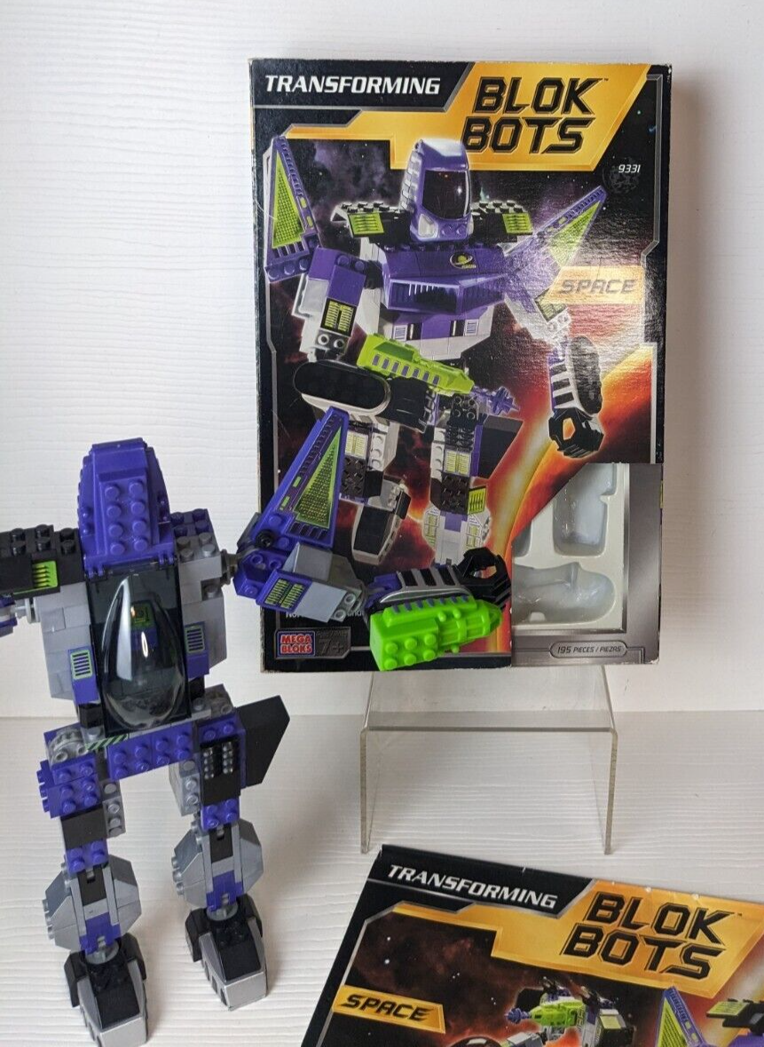 2000 Mega Bloks 9331 Transforming Blok Bots Space Factory for sale