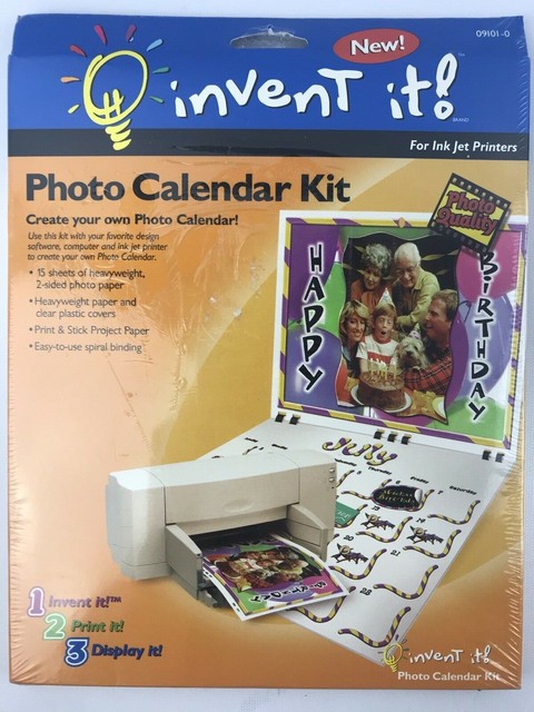 Invent It Photo Calendar Kit For Ink Jet Printers International Paper 