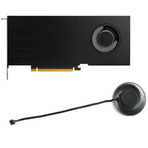 For NVIDIA&Quadro RTX A4000 Graphics Card Cooling fan BAPA0716B2HP001 4Pin - Picture 2 of 3