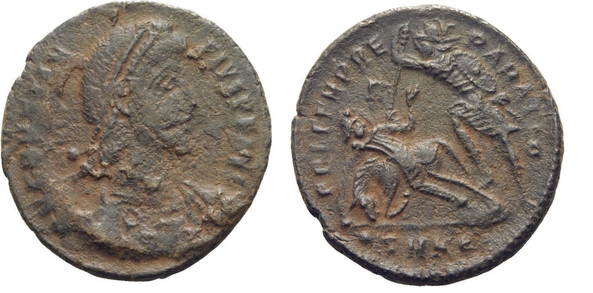 コンスタンティウス2世　センテニオリナス貨　AD337-361 Ancient Rome Constantius II AD 337-361 CENTENIONALIS CYZICUS