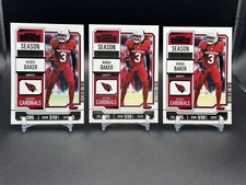 2023 Panini Contenders Football Budda Baker #1 Cardinals Lot Of 3 Cards