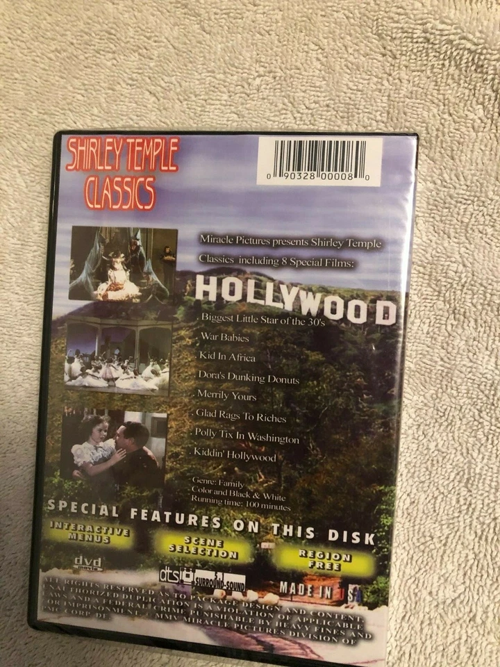 Brand new Shirley Temple & Friends DVD Collection 8 Classic Films - Image 2 of 2
