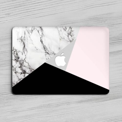 Pink Geometry Marble Hard Case For Macbook Pro 16 Retina Air 11 12 13 15 2019 - Photo 1 sur 7