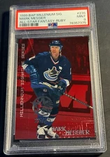 1999 MARK MESSIER BAP MILLENIUM SIGNATURE FANTASY RUBY #235 PSA 9 25/25  POP 2