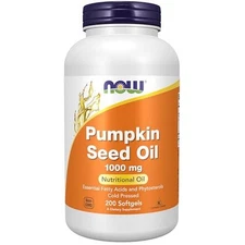 NOW Foods Supplements, Pumpkin Seed Oil 1000 mg with Essential Fatty Acids and