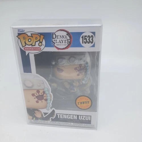 Funko Pop Demon Slayer Tengen Uzui #1533 CHASE Variant w/  Protector Near Mint