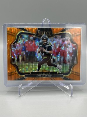 2025 Panini Select - Sam Darnold - Field Level FOTL Orange Pulsar - 4/7