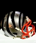 Ja’Marr Chase Signed Mini Helmet Cincinnati Bengals WR Triple Crown JSA COA