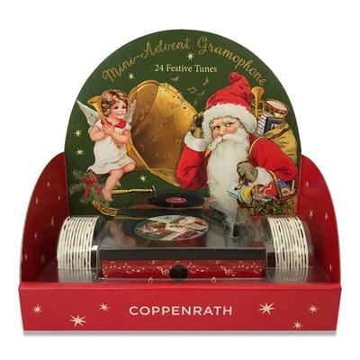 Christmas Advent Calendar Musical Gramophone - Coppenrath Vintage Design - 24